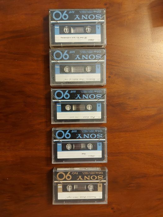 Kasety audio marki SONY