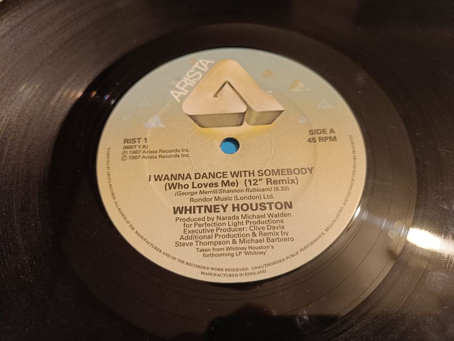 Whitney Houston, 1press UK, 1987, Rare single