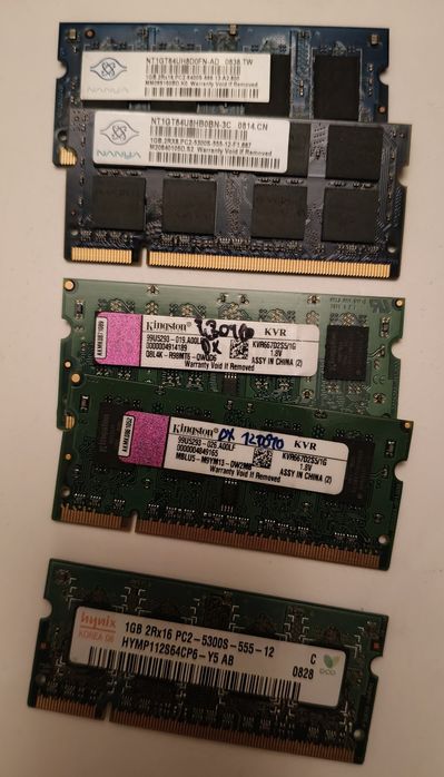 Laptop Memory 1GB64552399619202120