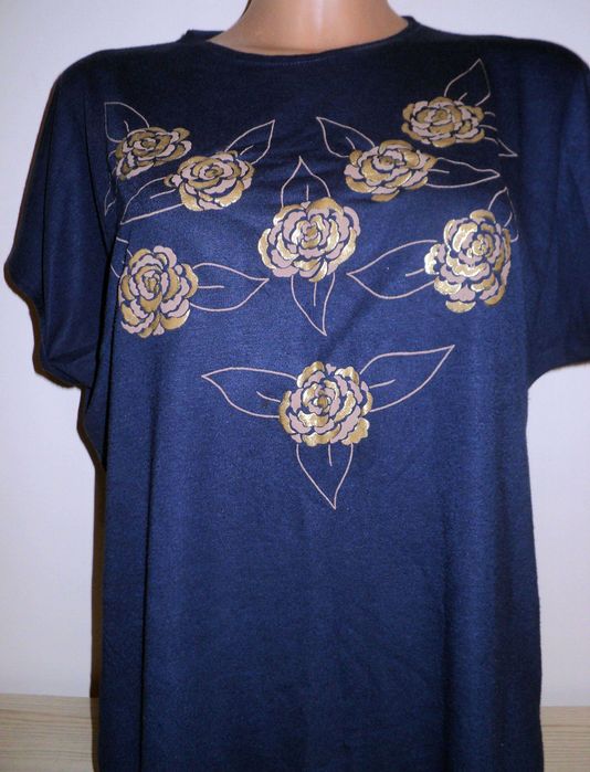 Fajna damska letnia bluzka roz. 42-44 XL-XXL