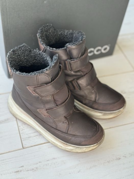 Зимові термо черевики Ecco 33р на дівчинку