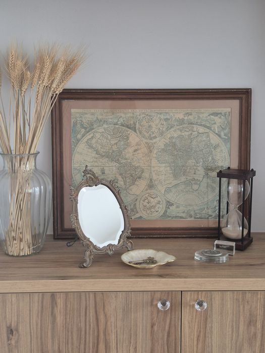 Quadro Mapa Mundo Antigo