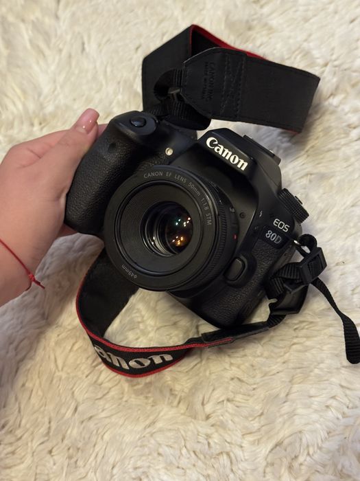 Фотоапарат CANON EOS 80D з обʼєктивом 50mm f/1.8 STM