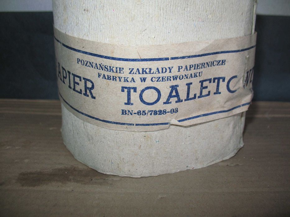 Papier Toaletowy PRL -  Poznań - Fabryka w Czerwonaku