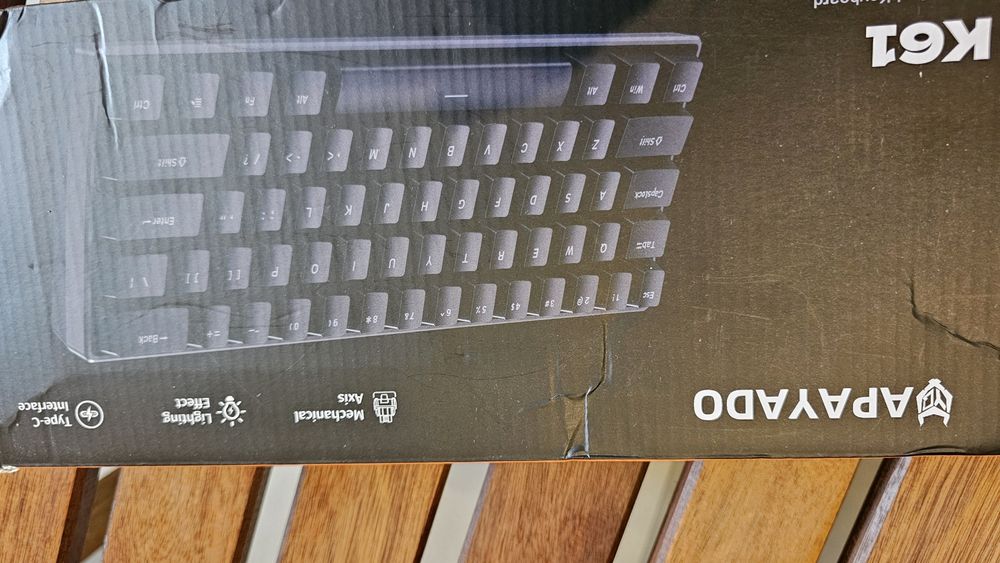 Klawiatura mechaniczna podświetlana K61
