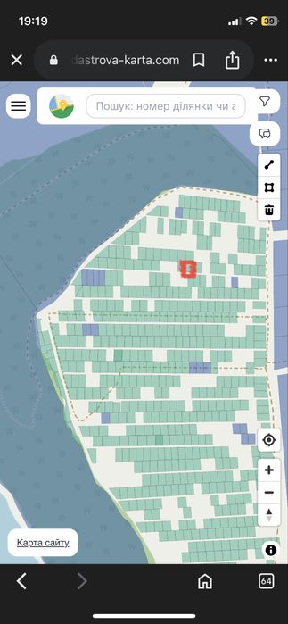 Земельна ділянка на річці Дністер