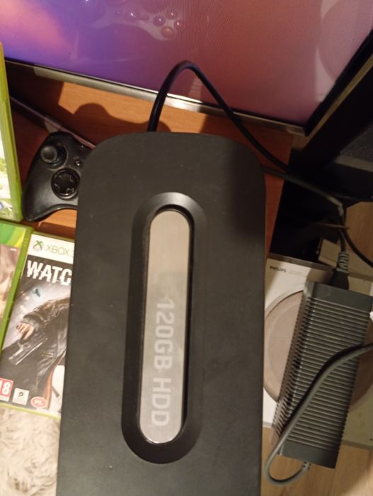 xbox 360 + 5 gier