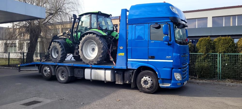 Pomoc drogowa, transport maszyn rolniczych, budowlanych, przemysłowych