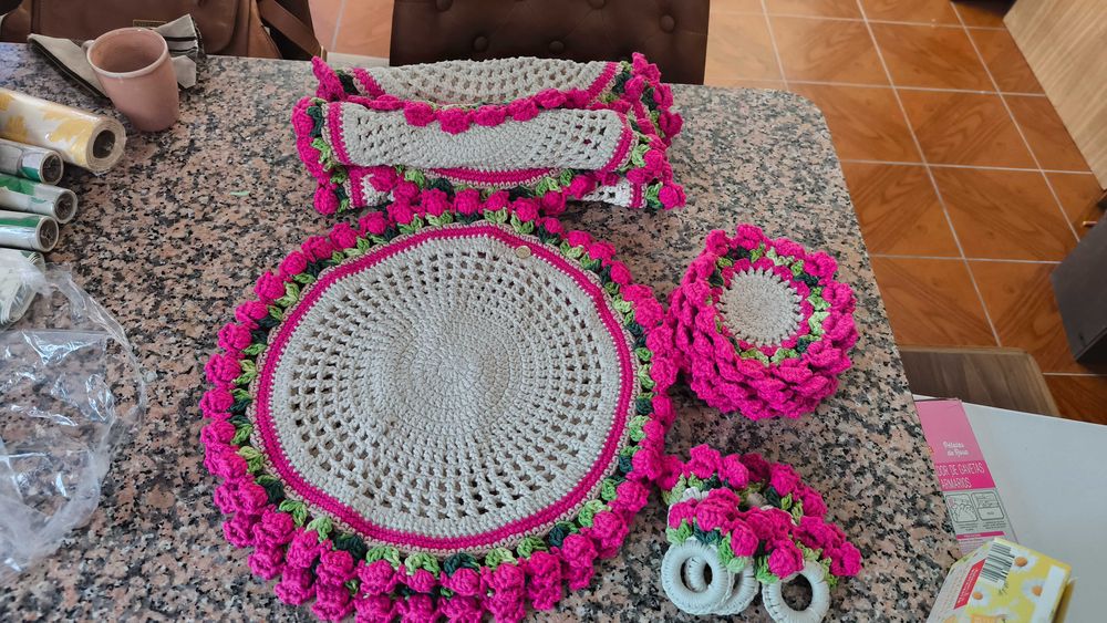 Kit souplat  de crochê 18 peças