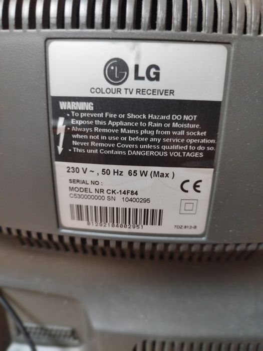 Телевізор LG CK-14F84 (14 дюймів, кінескопний CRT)