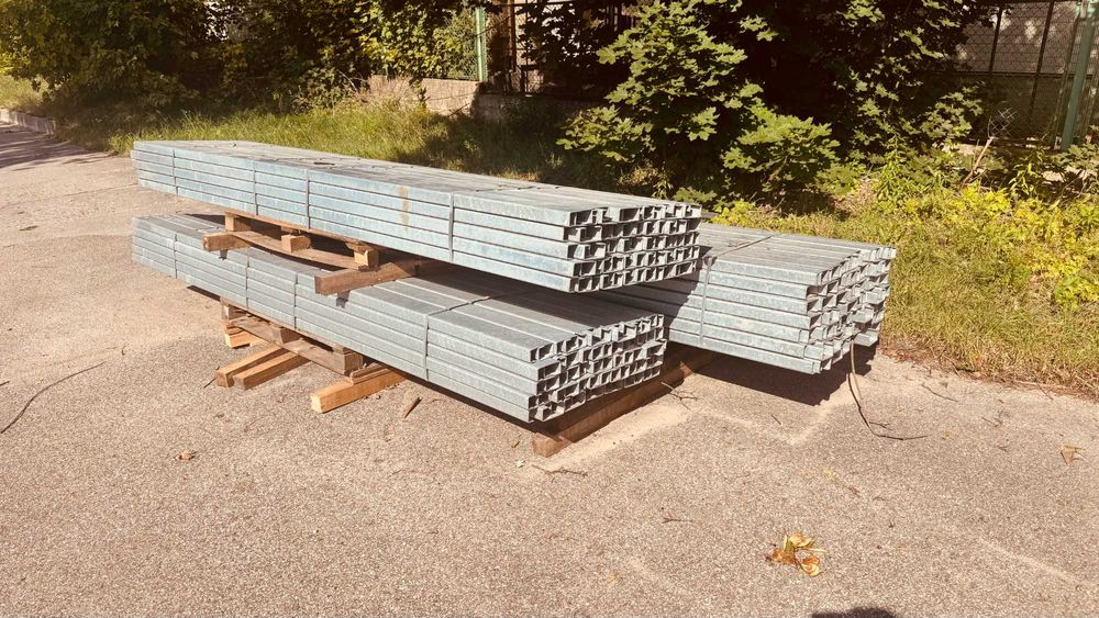 Ceownik 100x5 ocynkowany 2,6m do grodzenia lub fotowoltaiki FAKTURA
