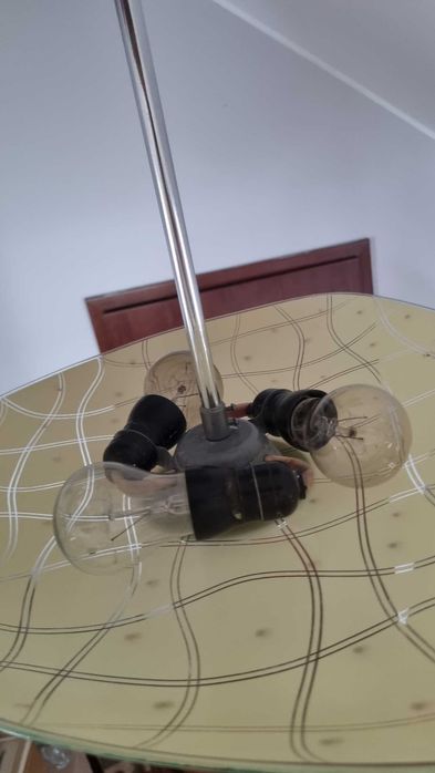 Lampa parasolka Zukov Mid Century Design lata 60 Czechosłowacja PRL