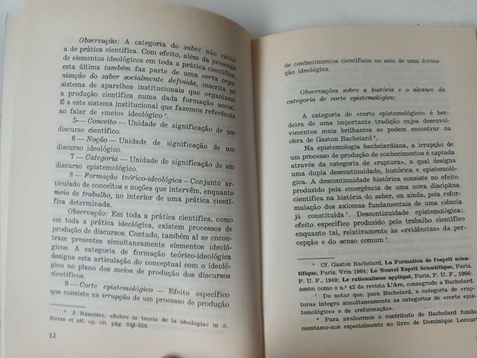 "Prática Epistemológica e Ciências Sociais" por Castells e Ipola