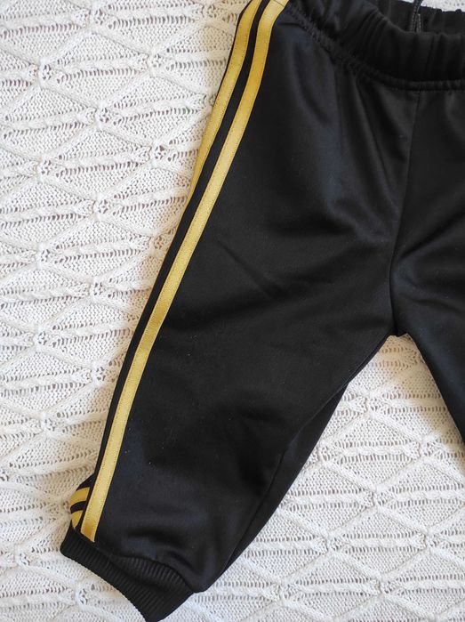 Dres adidas czarno złoty 74