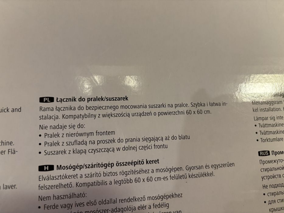 Łącznik uniwersalny do pralki suszarki Xavax