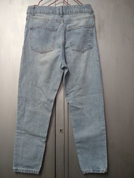 Джинсы МОМ рваные -рванки, девочке на р.27