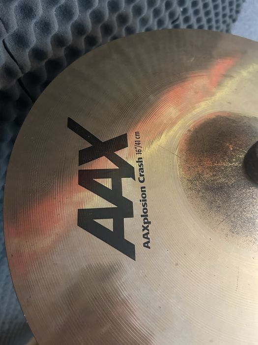 Sabian AAX plosion crash 16