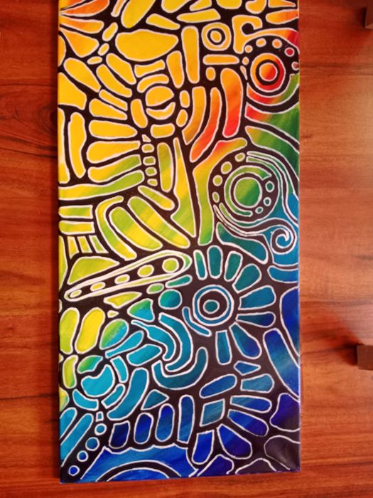 Czwarty obraz z cyklu szaleństwo kolorów