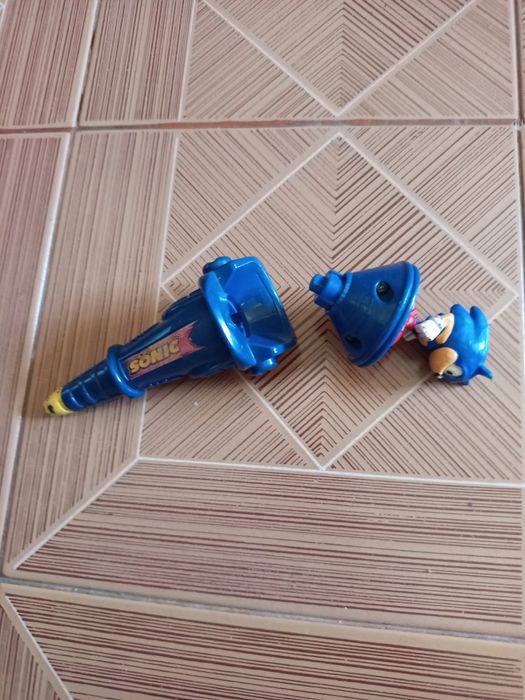 Pião Sonic para brincar ou colecionar