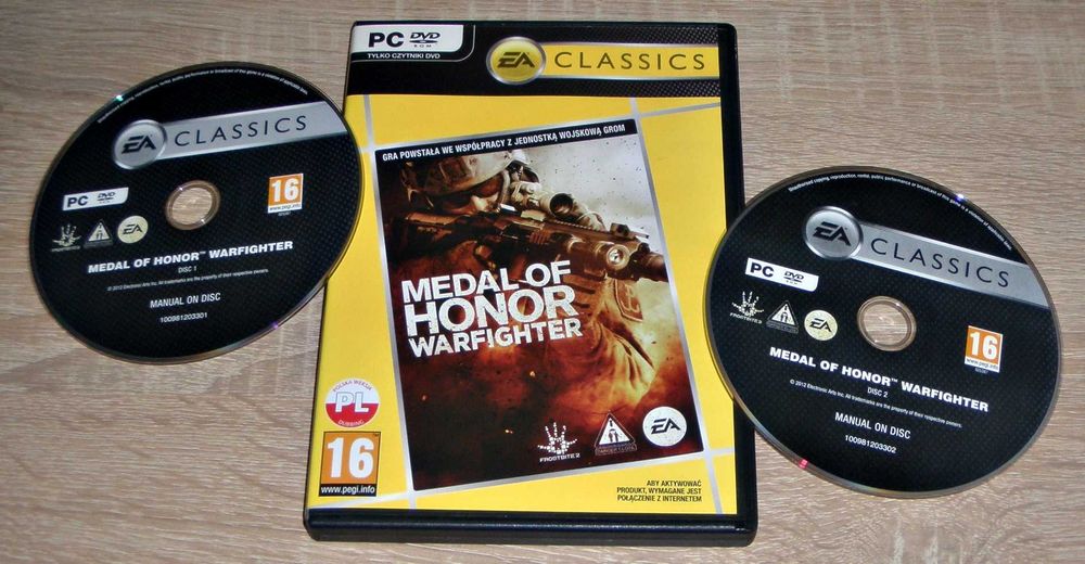 Gra PC : MEDAL OF HONOR Warfighter / polska wersja /