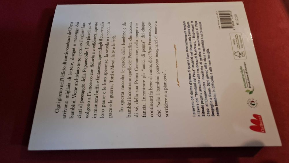 Livro «Letterine a Papa Francesco» - em italiano
