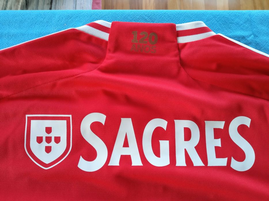 Camisola 120 anos oficial Benfica 2023-24 badge campeão