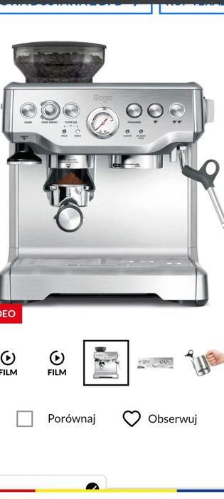 Express kolbowy Sage barista