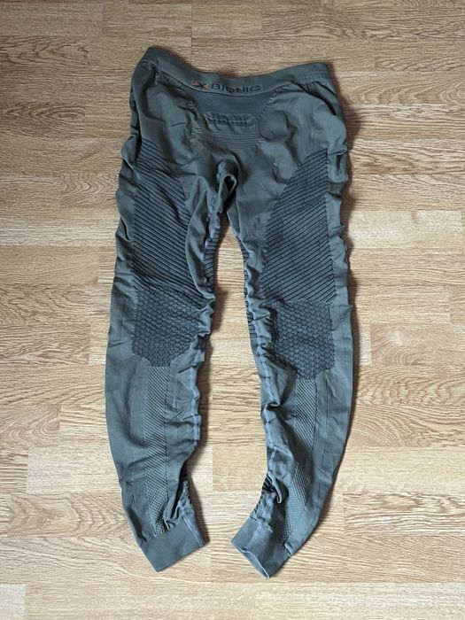 Чоловічі компресійні термоштани X-Bionic, розмір L/XL (оливкові)