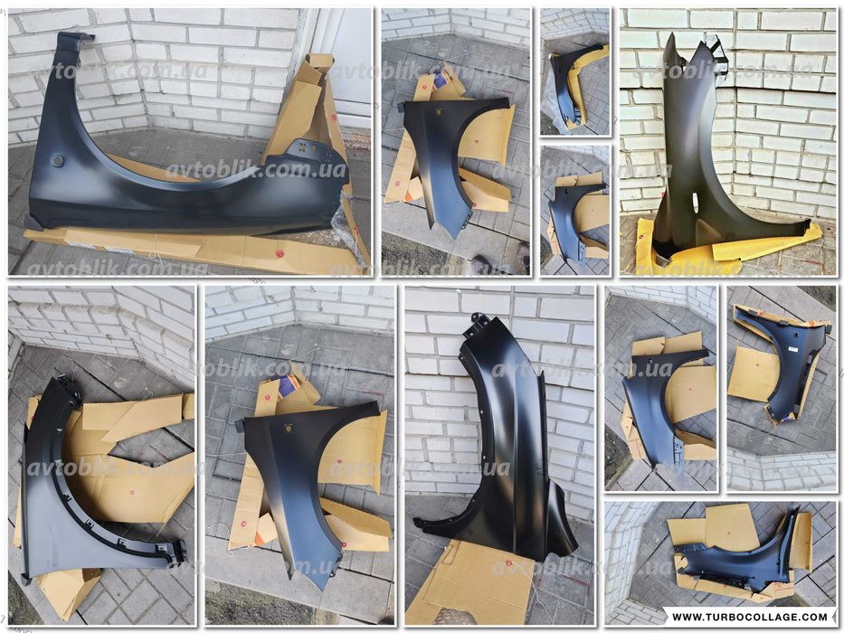 Крыло Peugeot 107, 206, 207, 208, 2008, 301, 307, 308, 3008, 407, 508