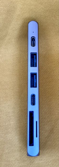 Satechi USB-C Pro Hub Space Gray новий 7-в-1 для MacBook