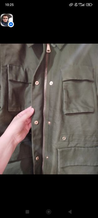 Kurtka lub gruba koszula wojskowa army utility 100% bawełna H&M M 38