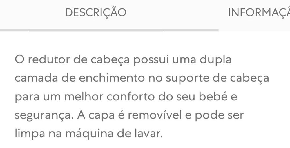Redutor de cabeça de bebé para ovinho