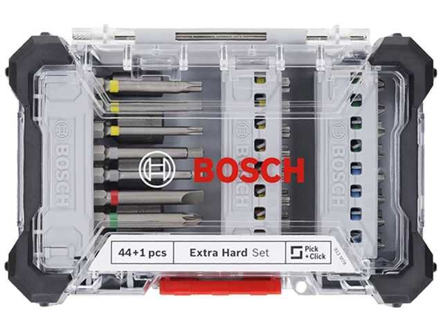 Jogo Pontas 1/4" 44+1 Peças | Bosch
