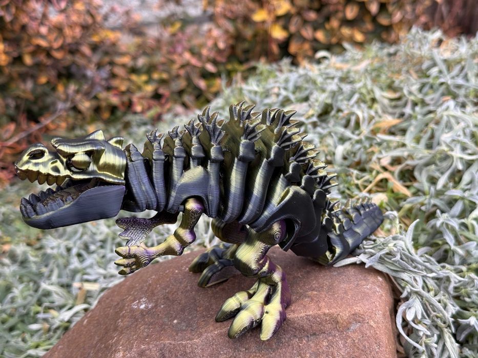 Godzilla 3D – szkielet tytana, ruchoma figurka 3D z otwieraną paszczą