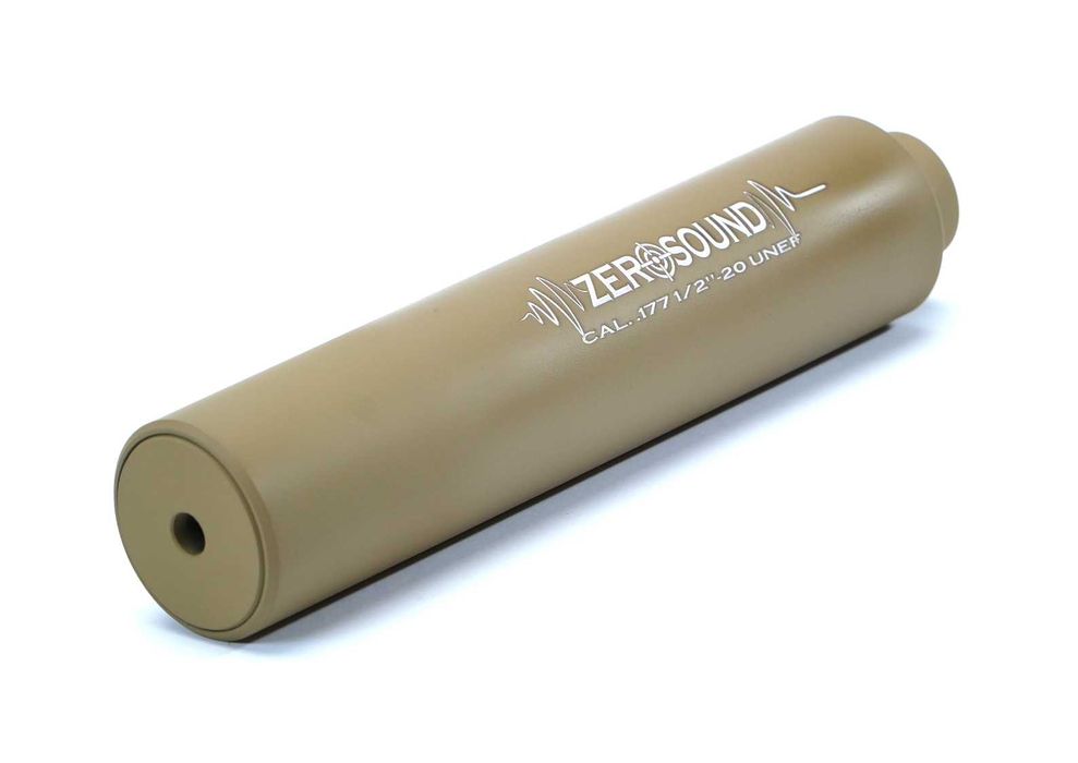 Саундмодератор Zerosound кал .177 різьба 1/2-20 UNF FDE оригінал глушник ПБС Zerosound на гвинтівку обвіс тюнінг