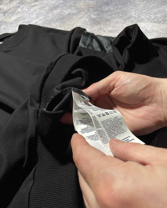 Nylon pocket C.p sweatshirt black