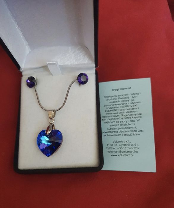 Naszyjnik i kolczyki Crystella