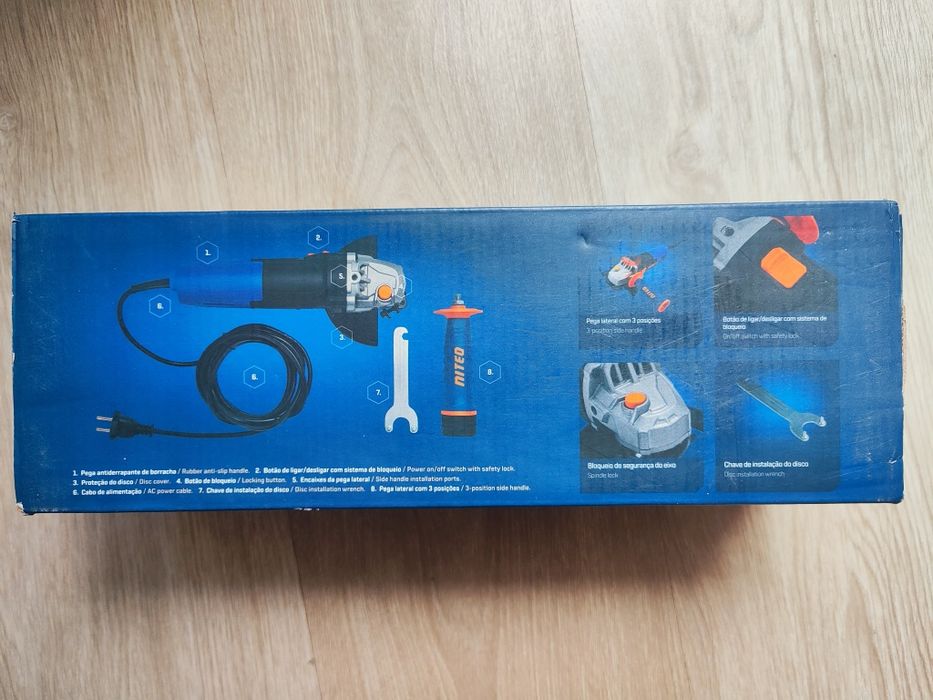 Rebarbadora Angular Niteo 800W – 125 mm