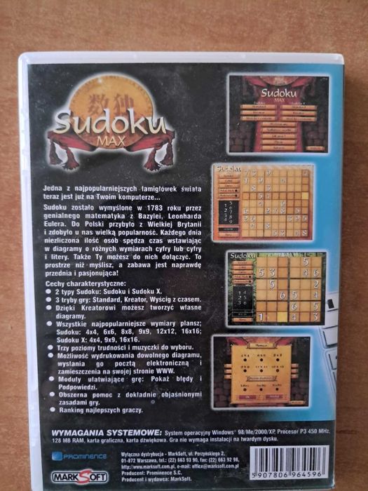 Gra Sudoku na PC