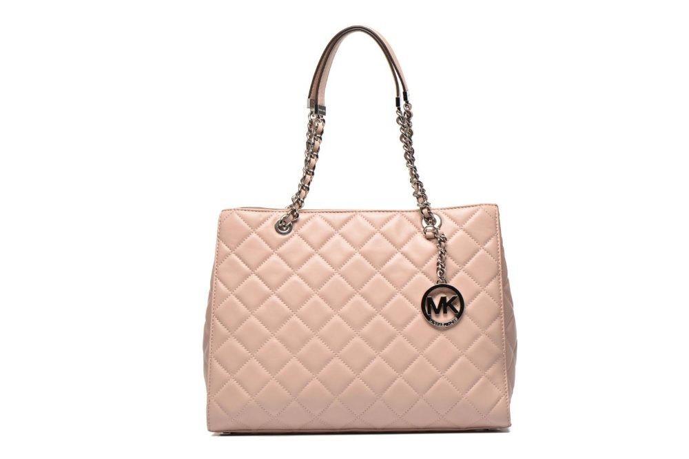 MK Torebka Michael Kors Susannah pudrowy róż beż NOWA