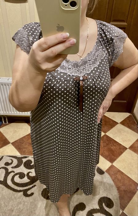 Нічна сорочка ночнушка жіноча 50 52 54 56 58