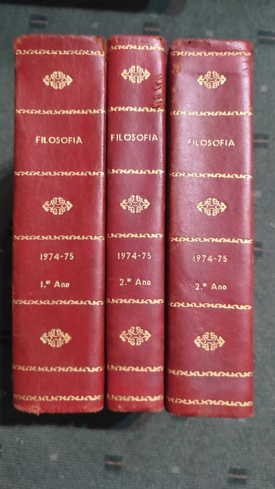 Filosofia - Ensino Secundário - 1974/1975 - 3 Vol