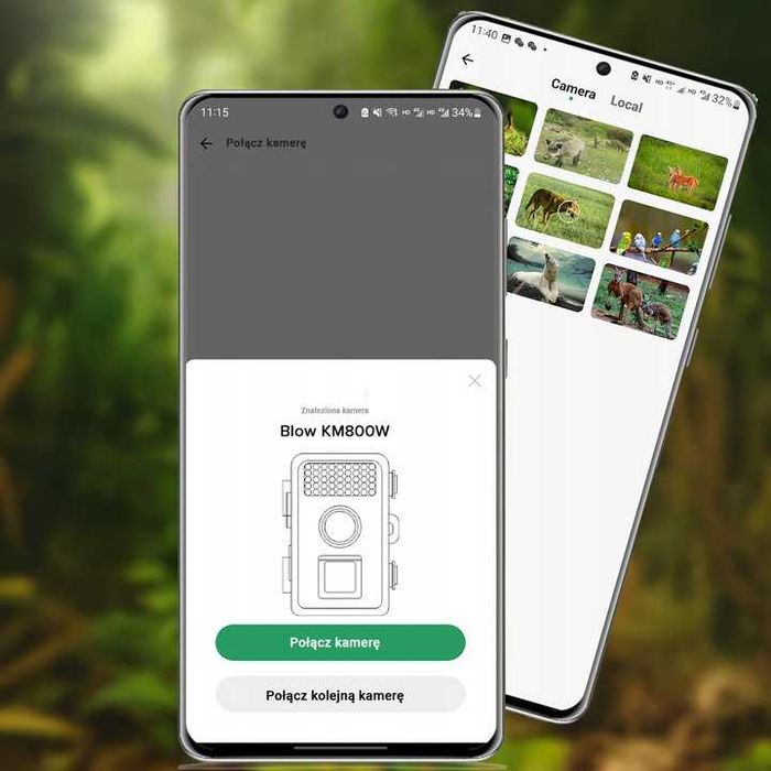 PANEL SŁONECZNY 4k WIFI fotopułapka kamera leśna myśliwska solarna