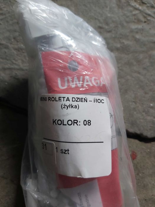 Roleta dzień noc jasna szara 51 cm 2 sztuki