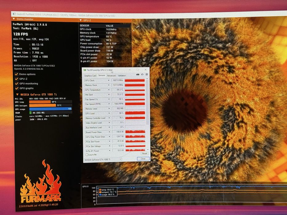 Гарантія! MSI Sea Hawk GTX 1080 11G з водянкою Corsair | BohiTech