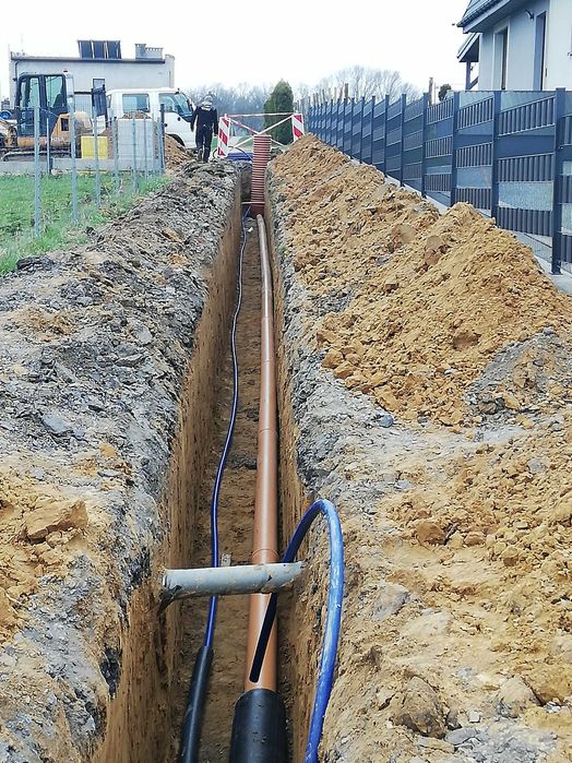 Przyłącza kanalizacyjne, montaż zbiornik deszczowych/szamba,szambo itp