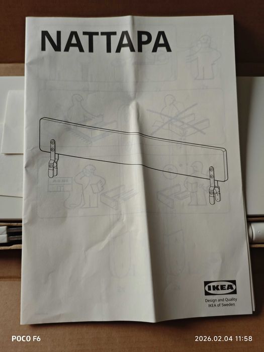 Ikea Nattapa Barra de segurança, branco