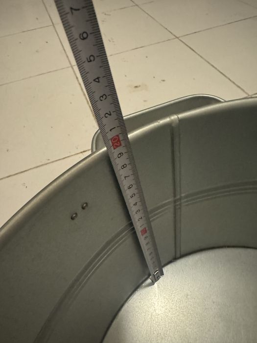 Balde e alguidar zincado Ikea NOVOS