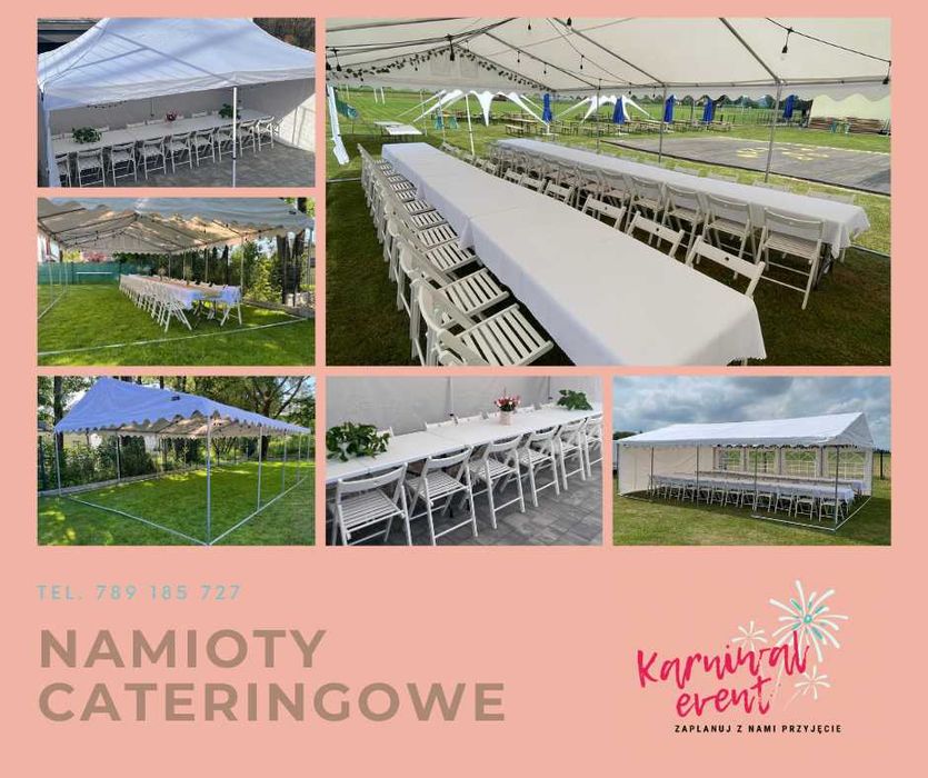 Wynajmę namiot 3x6 5x8 6x12 urodziny imprezę wesele DMUCHANIEC