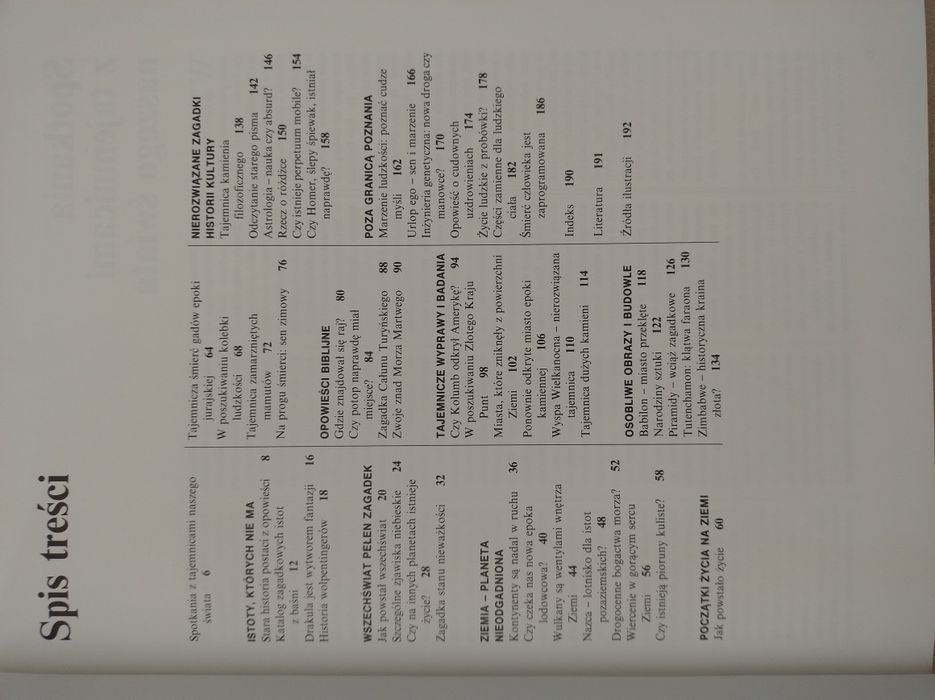Książka "Zagadkowy świat"